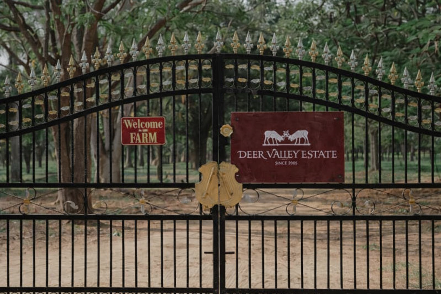 Deer Valley Estate entrance gate